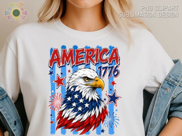 America 1776 PNG: The Patriotic Bald Eagle for Your Boldest Projects
