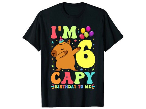 Capybara 6th Birthday T-Shirt SVG: A Designer's Deep Dive