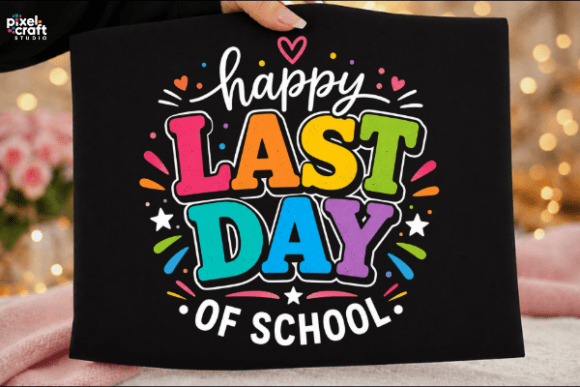 Celebrate the Final Bell with This Happy Last Day of School PNG