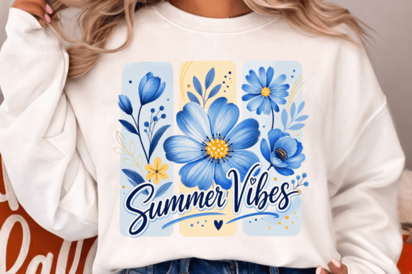 Embrace the Season: Working with the Summer Vibes Floral Shirt PNG
