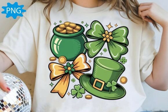 St Patricks Day Png, Coquette Bow Png: Your Festive Design Toolkit