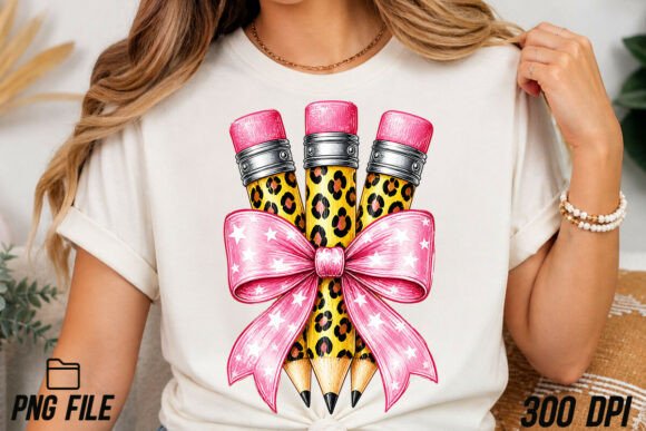 The Coquette Pencil Bow PNG: A Designer's Guide to Whimsical Teacher Graphics