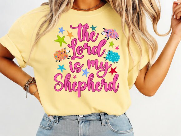 The Lord Is My Shepherd Coquette T-Shirt: Faith & Style Combined
